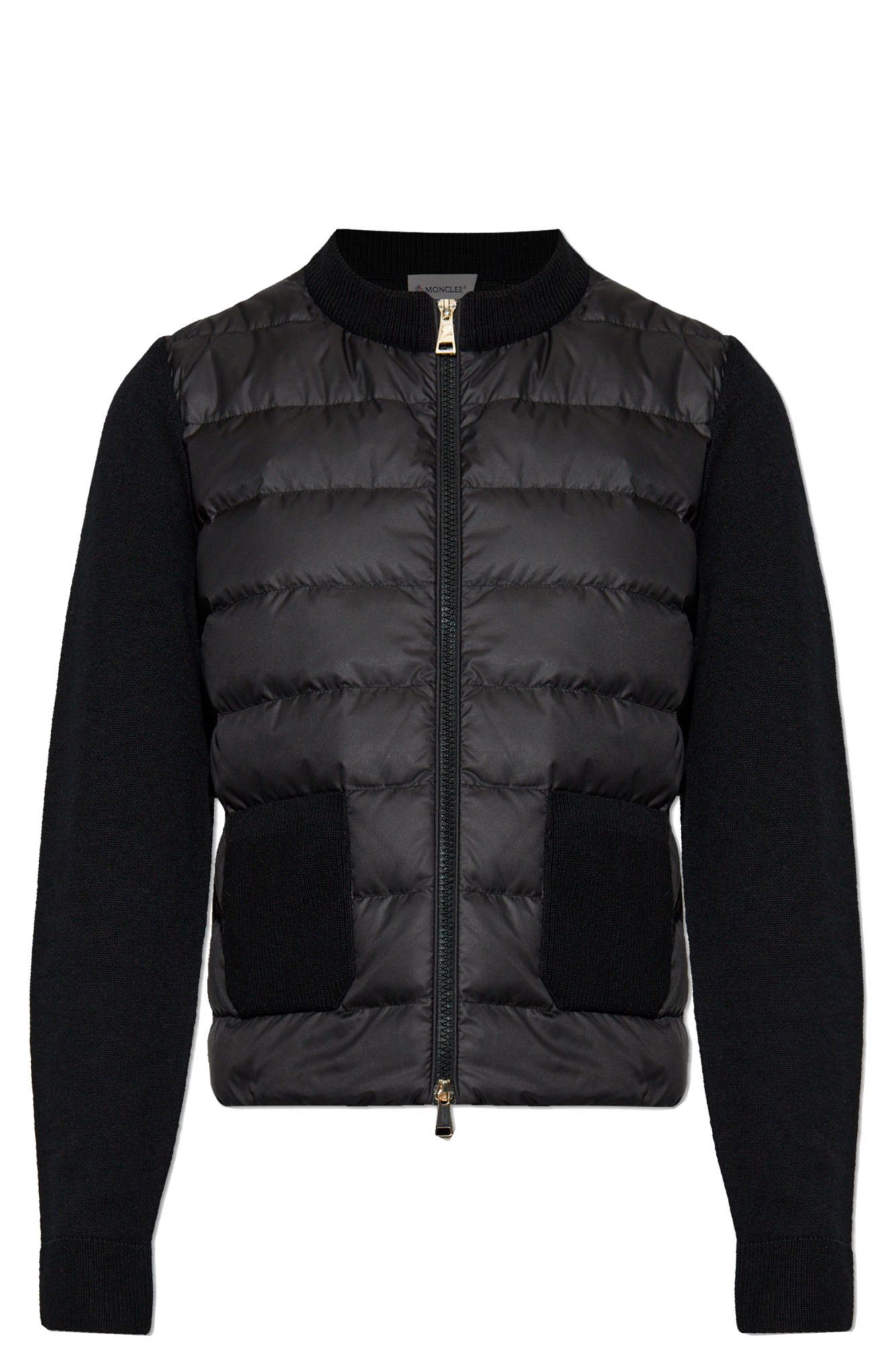 MONCLER 黒 セーター キルティング 楽天市場】モンクレール ニット（コート・ジャケット｜メンズ